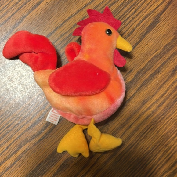 Strut the rooster small ty beanie baby in excellent cod condition tag protected - Picture 2 of 6
